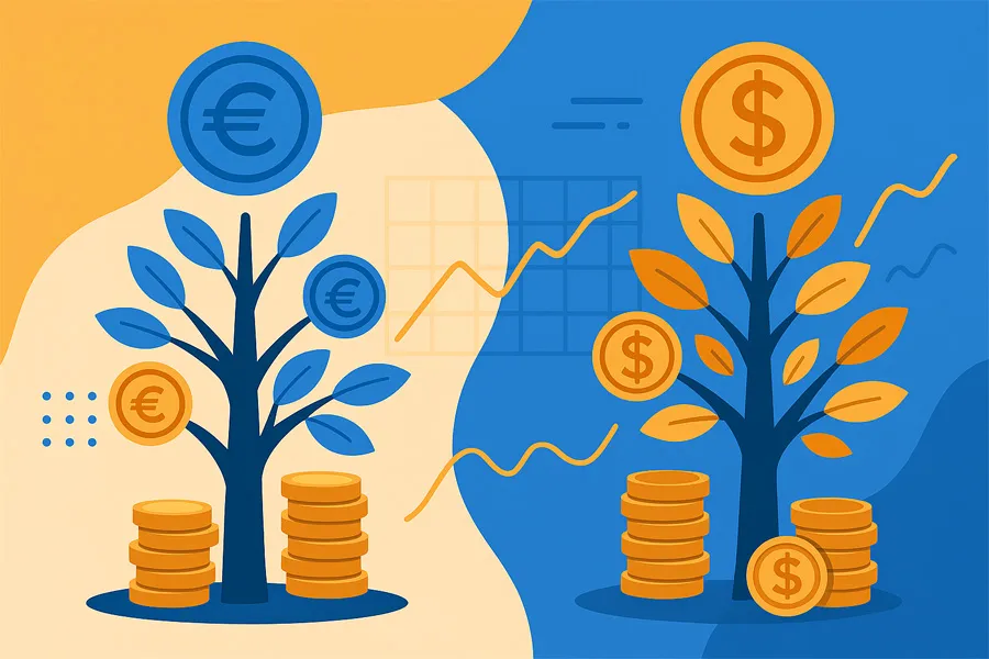 دلار بخریم یا یورو بر اساس هدف مالی