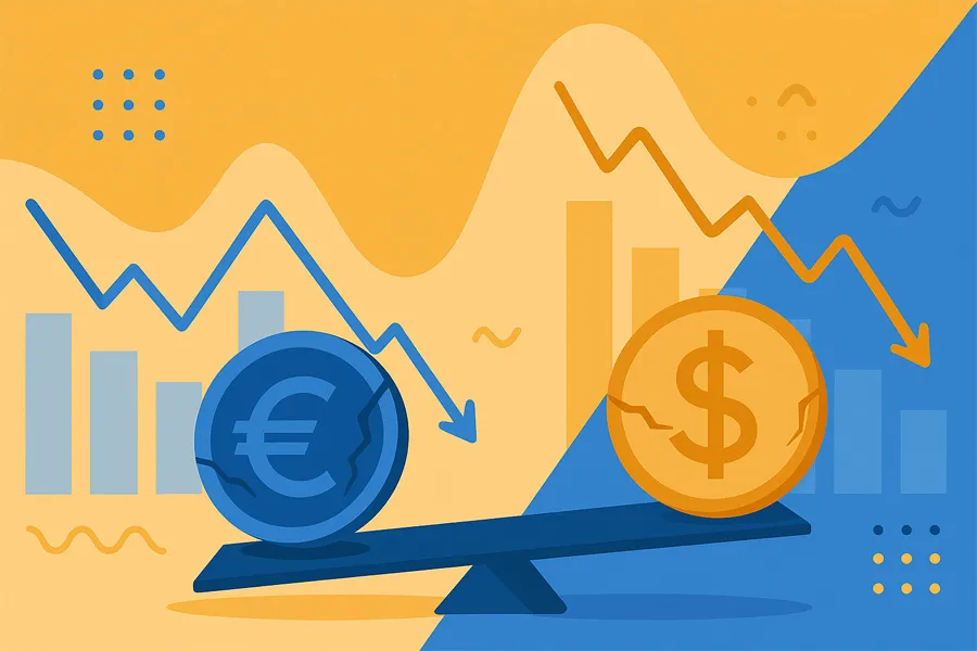 راهنمای انتخاب دلار یا یورو برای حفظ ارزش پول