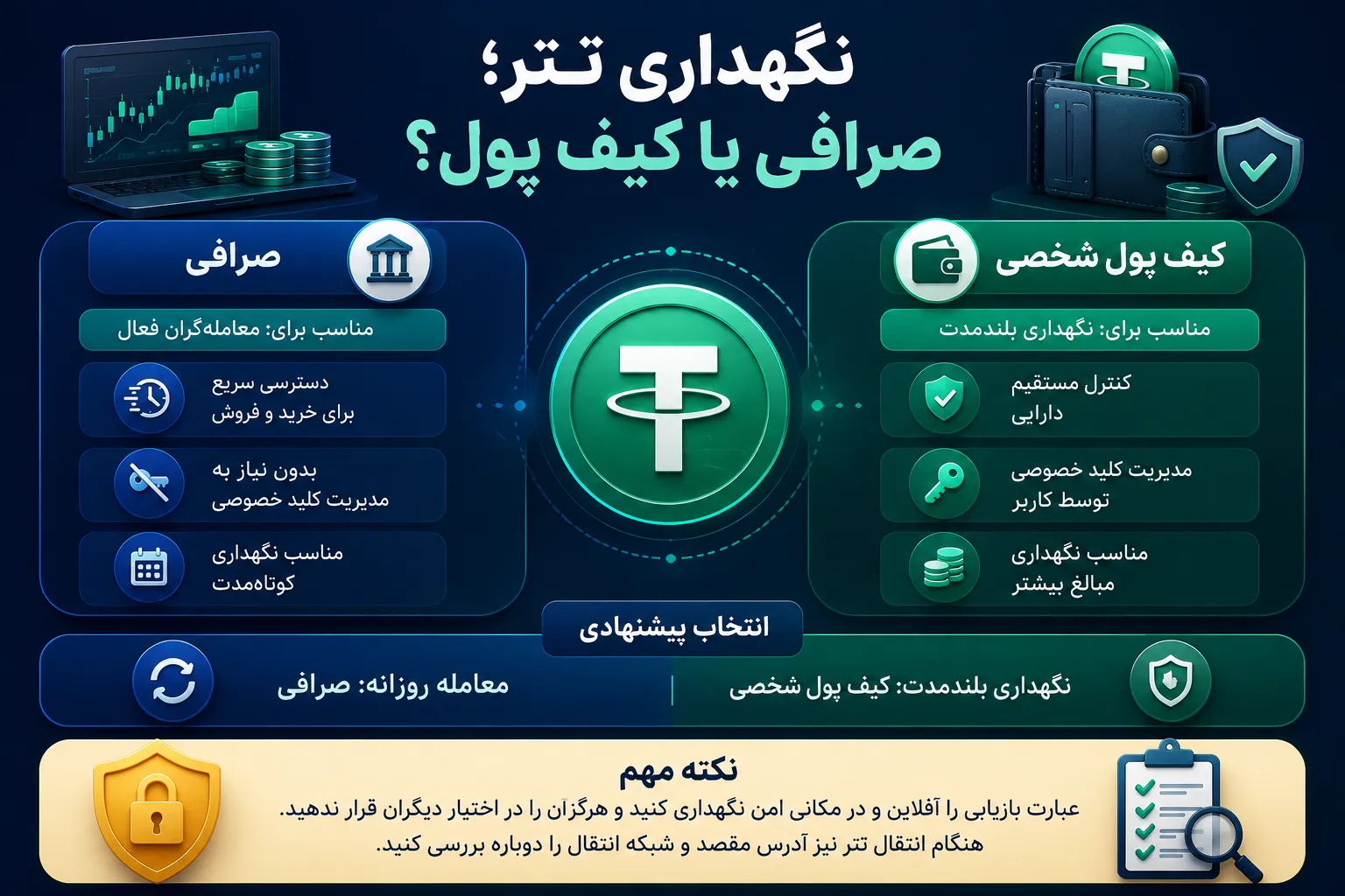 نحوه نگهداری تتر